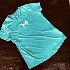 Under Armour kids teal green shirt size YLG